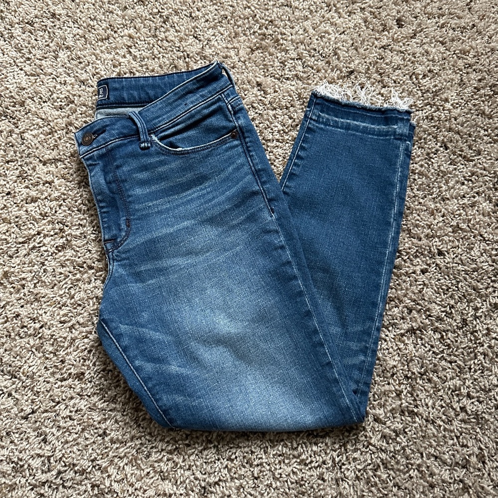 Abercrombie & Fitch Harper Ankle Jeans Medium Wash Size 27 Short